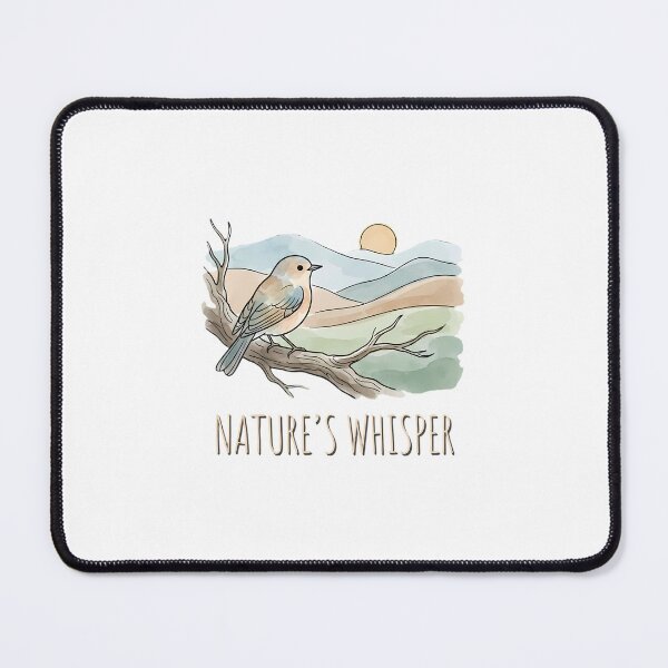 Item preview, Nature's Whisper Bird Design Watercolor Rustic Hand Drawn designed and sold by chattsuede.