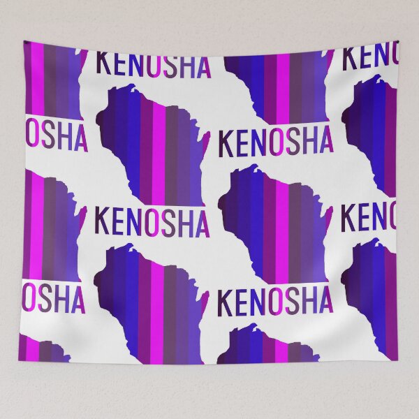 Item preview, Kenosha Purple Stripe designed and sold by Normbot2000.