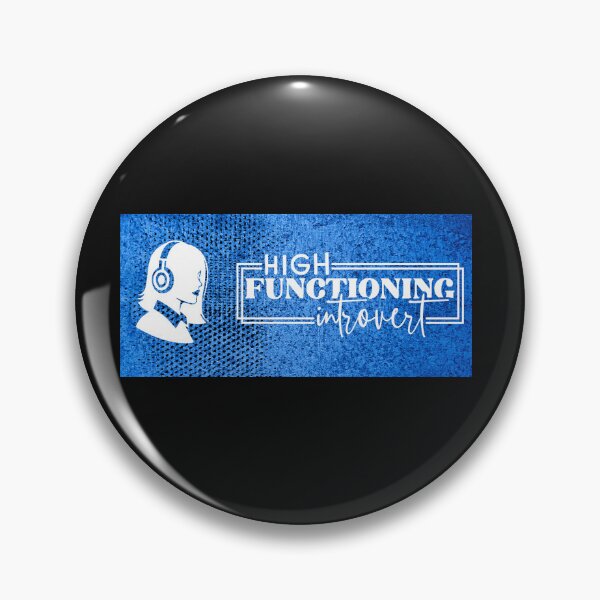 Item preview, High Functioning Introvert – Headphones Introvert Humor Design designed and sold by Aquarius-club.