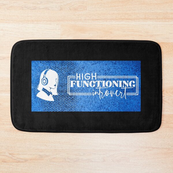 Item preview, High Functioning Introvert – Headphones Introvert Humor Design designed and sold by Aquarius-club.