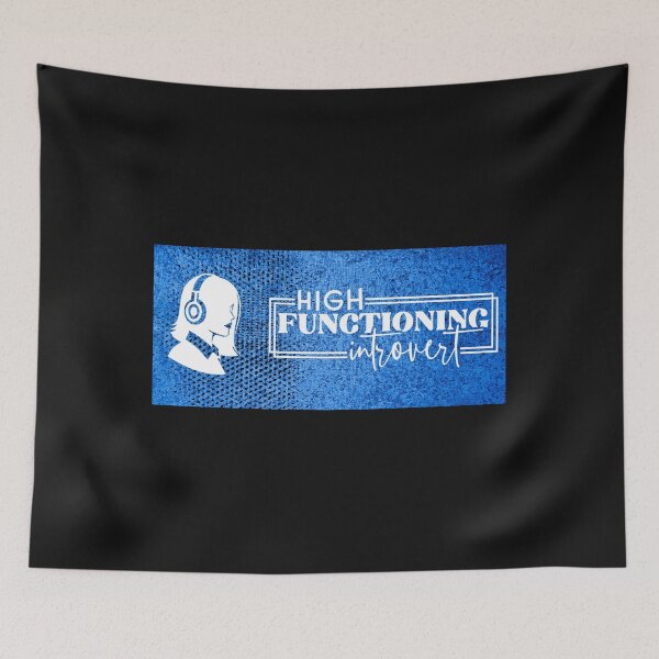 Item preview, High Functioning Introvert – Headphones Introvert Humor Design designed and sold by Aquarius-club.