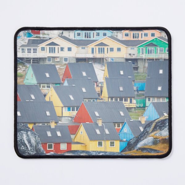 Item preview, Colorful Houses of Greenland designed and sold by PhotoArt by Joan Carroll.