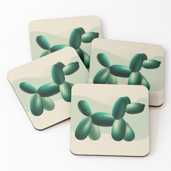 Item preview, Balloon dog figure in green colors designed and sold by anytka.