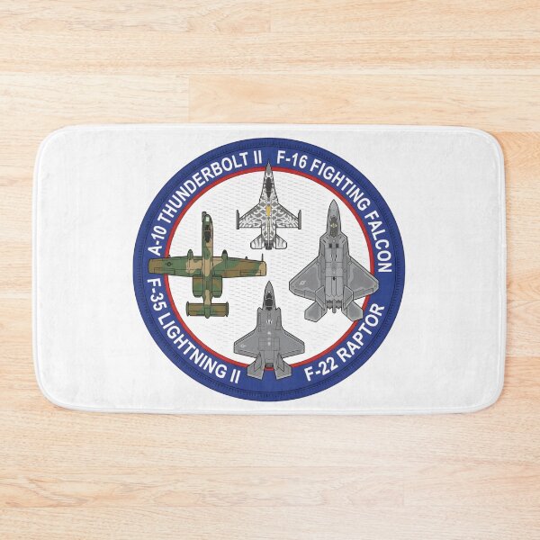 Item preview, US Air Force Modern Fighter Jets and Close Air Support Patch Illustration designed and sold by CharlieDesings.