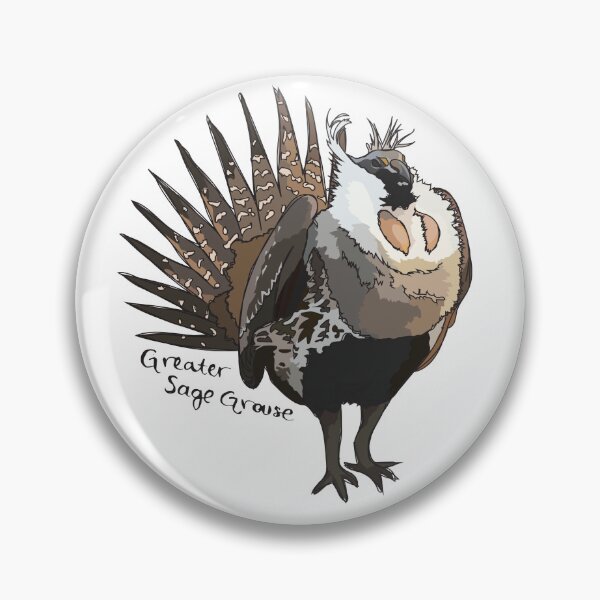 Item preview, Funky Birds: Greater Sage Grouse designed and sold by abigailhausman.