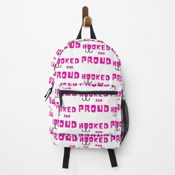 Item preview, Hooked and Proud Funny Fishing Design – Proud Angler Gift for Fishermen & Fishing Lovers designed and sold by Anasalseady.