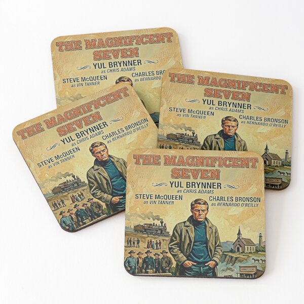 Item preview, Hollywood Legend Poster: The Magnificent Seven (1960) designed and sold by Art's Diner.