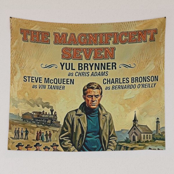 Item preview, Hollywood Legend Poster: The Magnificent Seven (1960) designed and sold by Art's Diner.