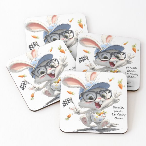 Item preview, Funny Easter Bunny PNG, Cute Bunny With Glasses PNG, Racing Easter Bunny Design, Easter Shirt Graphic, Spring Bunny Clipart, Easter T-Shirt PNG designed and sold by NAMIBA.