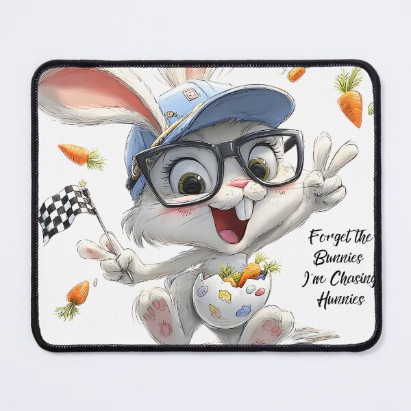 Item preview, Funny Easter Bunny PNG, Cute Bunny With Glasses PNG, Racing Easter Bunny Design, Easter Shirt Graphic, Spring Bunny Clipart, Easter T-Shirt PNG designed and sold by NAMIBA.