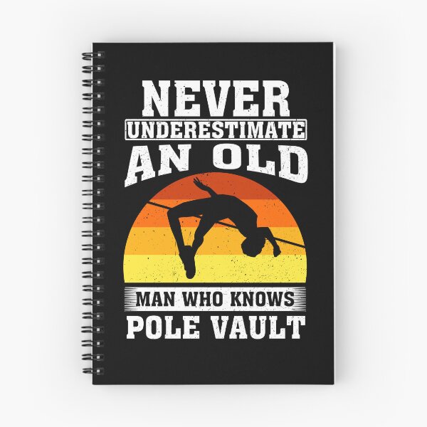 Item preview, Never Underestimate an Old Man Who knows Pole Vault  designed and sold by CosmoKitsch.
