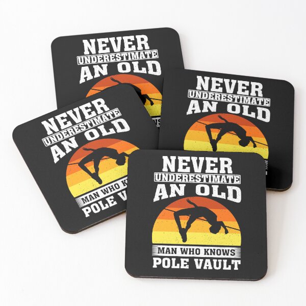 Item preview, Never Underestimate an Old Man Who knows Pole Vault  designed and sold by CosmoKitsch.