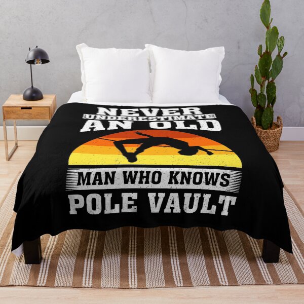 Item preview, Never Underestimate an Old Man Who knows Pole Vault  designed and sold by CosmoKitsch.