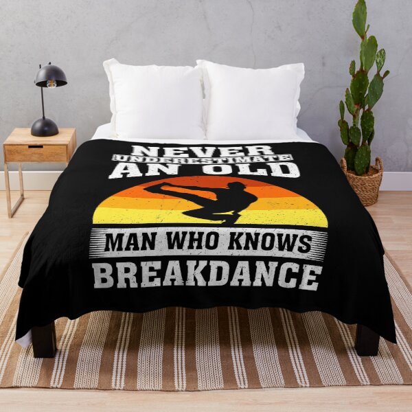 Item preview, Never Underestimate an Old Man Who knows Breakdance  designed and sold by CosmoKitsch.