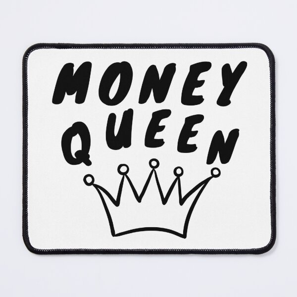 Item preview, Money Queen – Financial Success and Wealth Mindset Design designed and sold by DesignsVault.