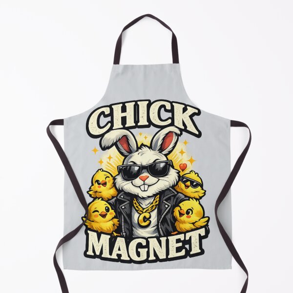 Item preview, Funny Easter Chick Magnet Bunny Rocker designed and sold by Shirtaholism.