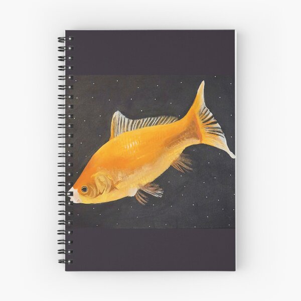 Item preview, Goldfish In Space Acrylic Painting designed and sold by Baileypaints.