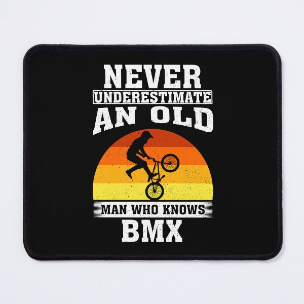 Item preview, Never Underestimate an Old Man Who knows Bmx designed and sold by CosmoKitsch.