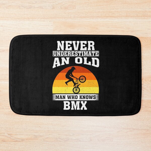 Item preview, Never Underestimate an Old Man Who knows Bmx designed and sold by CosmoKitsch.