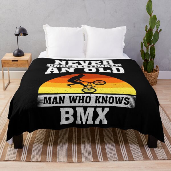 Item preview, Never Underestimate an Old Man Who knows Bmx designed and sold by CosmoKitsch.