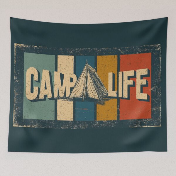 Item preview, Enjoy camping in nature with friends designed and sold by anytka.