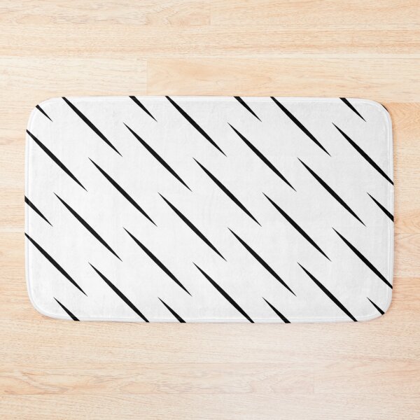 Item preview, Minimal Black Curved Pattern Repetition designed and sold by Arturo Daniel Garcia Palomo.