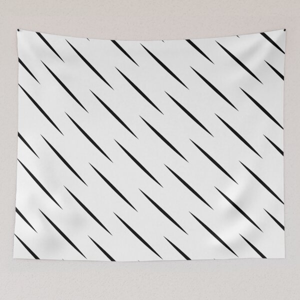 Item preview, Minimal Black Curved Pattern Repetition designed and sold by Arturo Daniel Garcia Palomo.