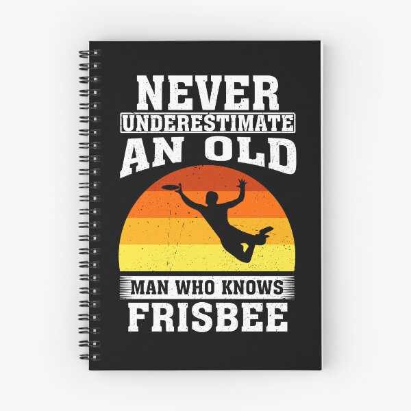 Item preview, Never Underestimate an Old Man Who knows Frisbee designed and sold by CosmoKitsch.