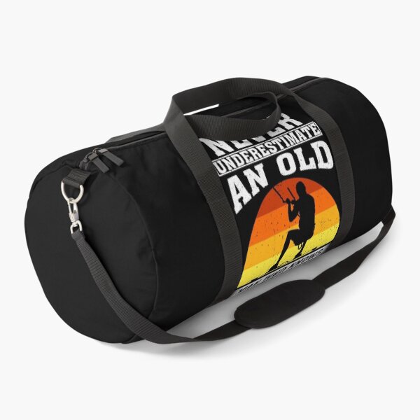 Item preview, Never Underestimate an Old Man Who knows  Kite Surfing  designed and sold by CosmoKitsch.