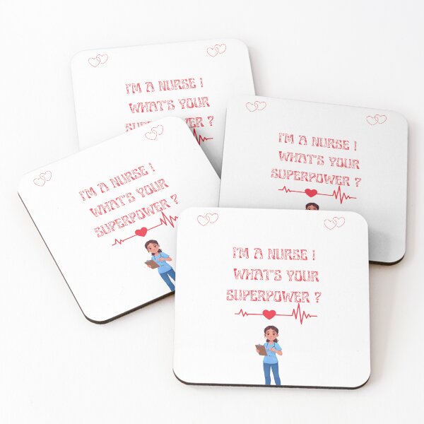 Item preview, Funny Nurse Superpower Quote Healthcare Worker Design designed and sold by FunSticky14.