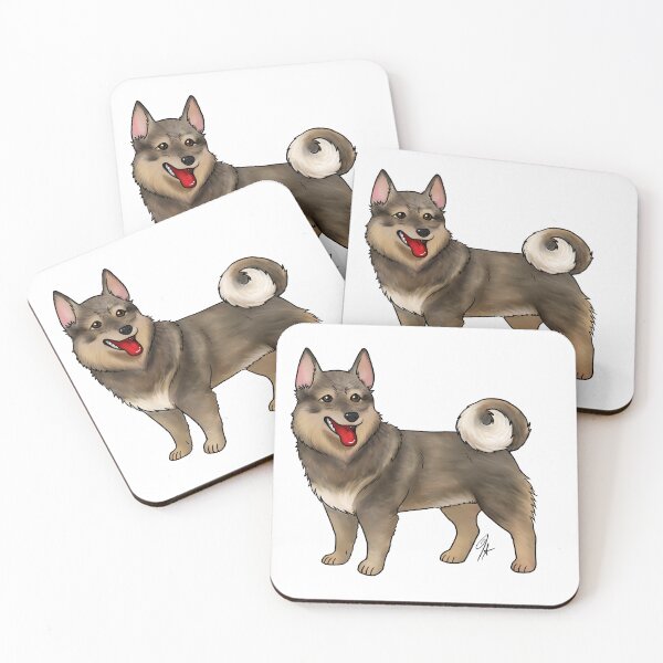 Item preview, Dog - Swedish Vallhund - Curl Red designed and sold by Jennifer Stolzer.