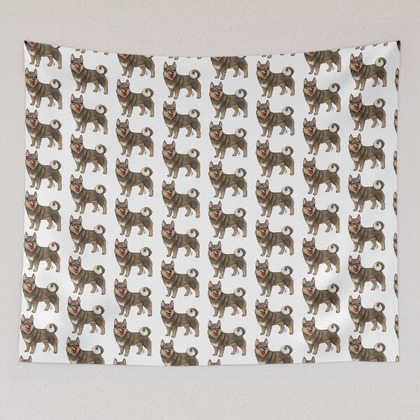 Item preview, Dog - Swedish Vallhund - Curl Red designed and sold by Jennifer Stolzer.