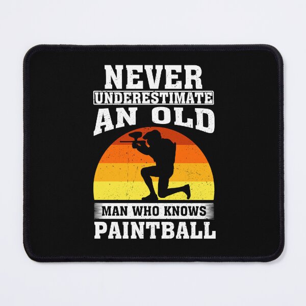 Item preview, Never Underestimate an Old Man Who knows Paintball designed and sold by CosmoKitsch.
