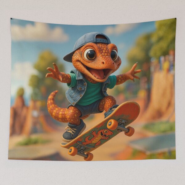 Item preview, Skater Red Ackie Monitor designed and sold by Sillytoe.