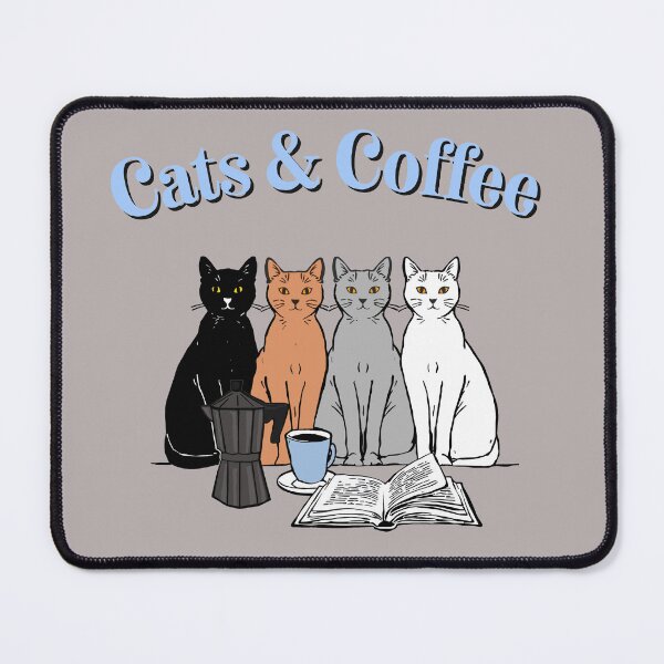 Item preview, Cats and Coffee Italian coffee maker designed and sold by Shedronpanda.
