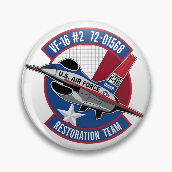 Item preview, YF-16 Prototype Restoration Team Emblem Graphic designed and sold by CharlieDesings.