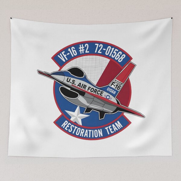 Item preview, YF-16 Prototype Restoration Team Emblem Graphic designed and sold by CharlieDesings.