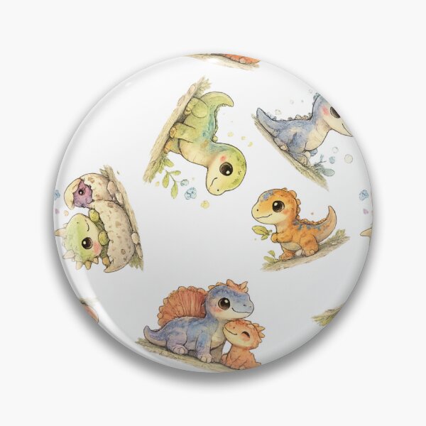 Item preview, Watercolour Dino Friends designed and sold by EclipseHorse.