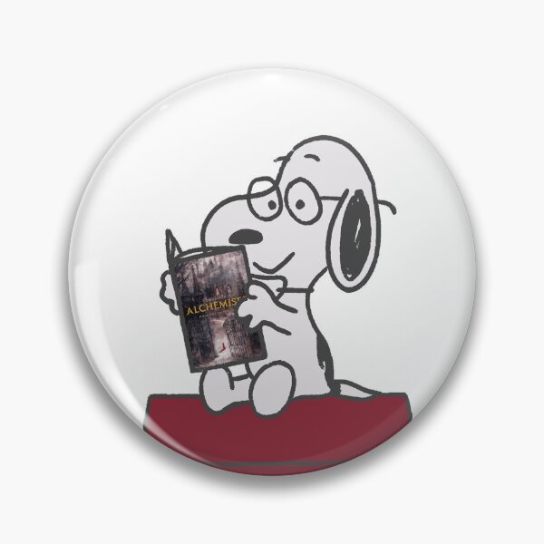 Item preview, snoopy reading alchemised designed and sold by liveawhimsylife.