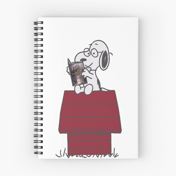 Item preview, snoopy reading alchemised designed and sold by liveawhimsylife.