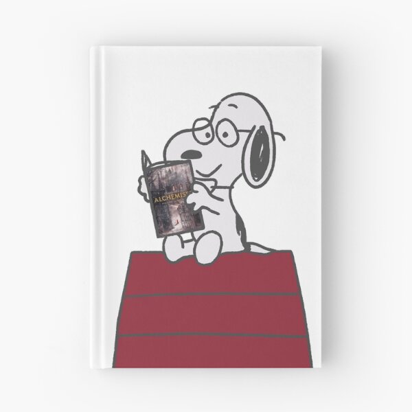 Artikelvorschau, Snoopy liest alchemisiert entworfen und verkauft von liveawhimsylife.