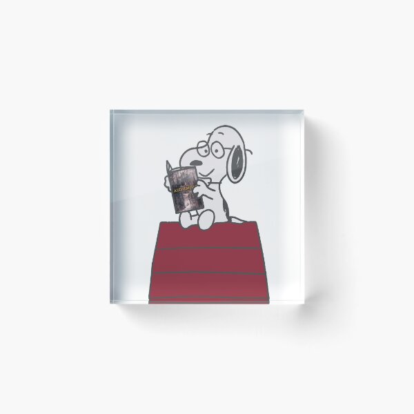 Item preview, snoopy reading alchemised designed and sold by liveawhimsylife.