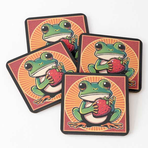 Item preview, Retro Frog designed and sold by Retro-Bloom.