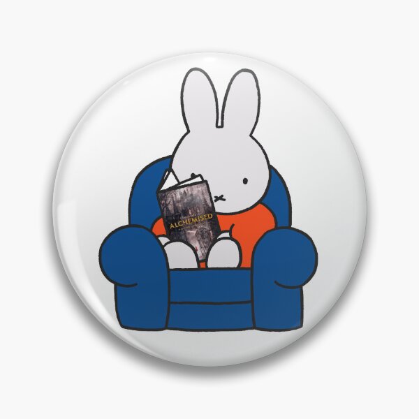 Item preview, miffy reading alchemised designed and sold by liveawhimsylife.