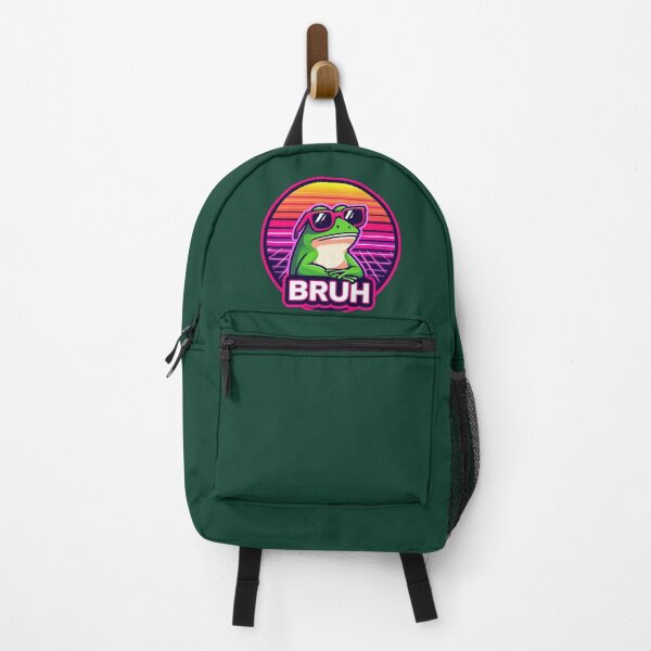 Item preview, Bruh Frog Vaporwave Retro Meme designed and sold by crazygoose30.