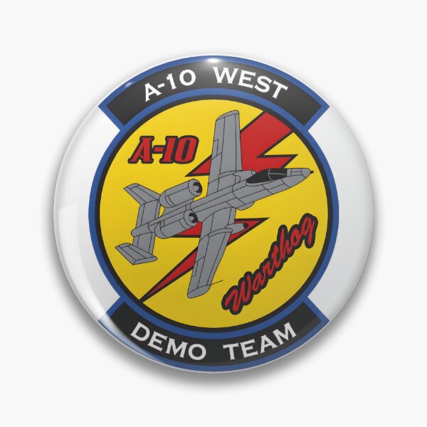 Item preview, A-10 Thunderbolt II "Warthog" West Demo Team Official Emblem designed and sold by CharlieDesings.