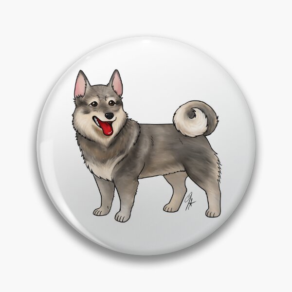 Item preview, Dog - Swedish Vallhund - Curl Gray designed and sold by Jennifer Stolzer.