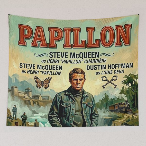 Item preview, Vintage Cinema Art: Papillon (1973) designed and sold by Art's Diner.