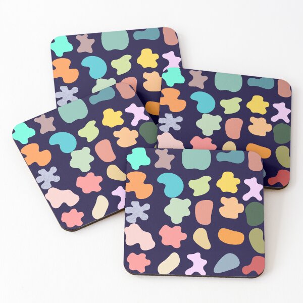 Item preview, Colorful Pastel Organic Fluid Blobs Pattern designed and sold by SolutionsArt.