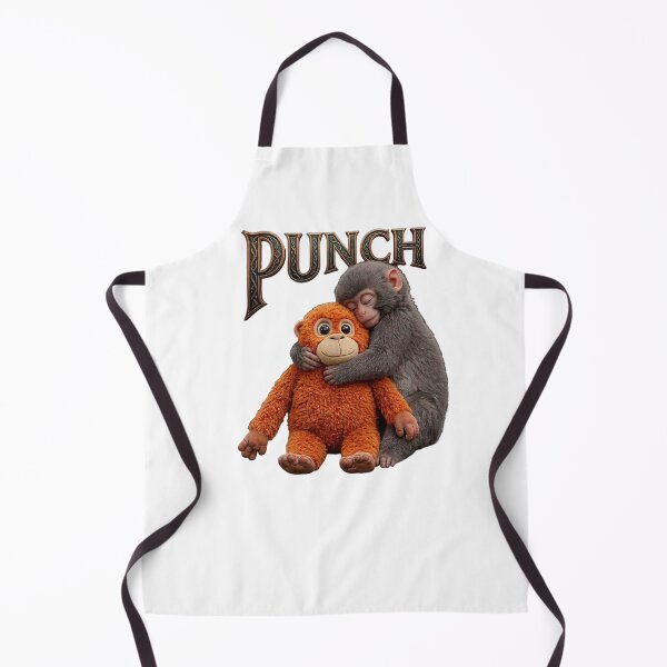 Item preview, Punch Monkey Hugging Plush Toy . Viral Cute Baby Monkey Meme, Funny Monkey Lover Gift designed and sold by TuyaArts.